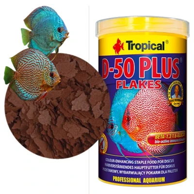TROPICAL D-50 PLUS 250ml - Pokarm W Płatkach Dla Paletek