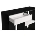 Szafka pod Akwarium Proste Elitte 150x60x90 Czarny-Biały