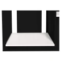Szafka pod Akwarium Proste Elitte 150x60x90 Czarny-Biały