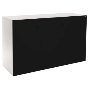 Szafka pod Akwarium Proste Elitte 150x60x90 Biały-Czarny