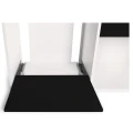 Szafka pod Akwarium Proste Elitte 150x60x90 Biały-Czarny
