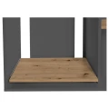Szafka pod Akwarium Proste Elitte 150x60x90 Grafit-Dąb Artisan