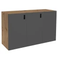 Szafka pod Akwarium Proste Elitte 150x60x90 Dąb Artisan-Grafit