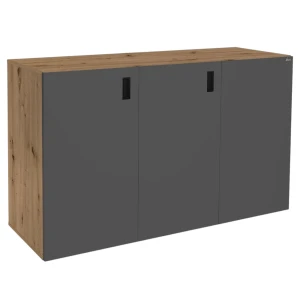 Szafka pod Akwarium Proste Elitte 150x60x90 Dąb Artisan-Grafit