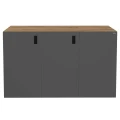 Szafka pod Akwarium Proste Elitte 150x60x90 Dąb Artisan-Grafit