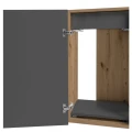 Szafka pod Akwarium Proste Elitte 150x60x90 Dąb Artisan-Grafit