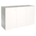 Szafka pod Akwarium Proste Elitte 150x60x90 Beton-Biały