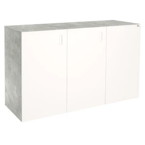 Szafka pod Akwarium Proste Elitte 150x60x90 Beton-Biały