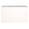Szafka pod Akwarium Proste Elitte 150x60x90 Beton-Biały