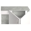 Szafka pod Akwarium Proste Elitte 150x60x90 Beton-Biały