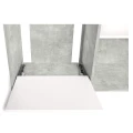 Szafka pod Akwarium Proste Elitte 150x60x90 Beton-Biały
