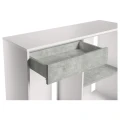 Szafka pod Akwarium Proste Elitte 150x60x90 Biały-Beton