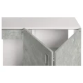 Szafka pod Akwarium Proste Elitte 150x60x90 Biały-Beton