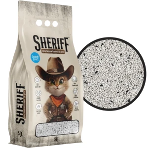 Sheriff Żwirek Bentonitowy Dla Kota Compact SUPER Zbrylający Carbon Węgiel Aktywny 5l
