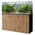 Szafka pod Akwarium Proste Elitte 160x60x90 Czarny-Dąb Artisan