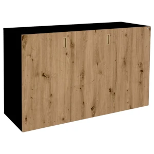 Szafka pod Akwarium Proste Elitte 160x60x90 Czarny-Dąb Artisan