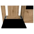 Szafka pod Akwarium Proste Elitte 160x60x90 Dąb Artisan-Czarny