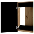 Szafka pod Akwarium Proste Elitte 160x60x90 Dąb Artisan-Czarny