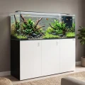 Szafka pod Akwarium Proste Elitte 160x60x90 Czarny-Biały