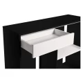 Szafka pod Akwarium Proste Elitte 160x60x90 Czarny-Biały
