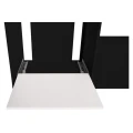 Szafka pod Akwarium Proste Elitte 160x60x90 Czarny-Biały
