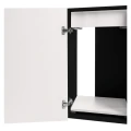 Szafka pod Akwarium Proste Elitte 160x60x90 Czarny-Biały