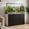 Szafka pod Akwarium Proste Elitte 160x60x90 Biały-Czarny