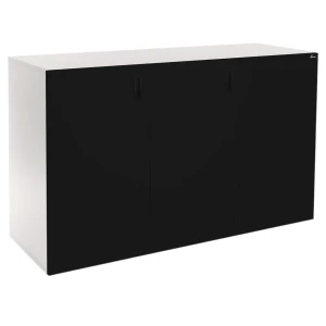 Szafka pod Akwarium Proste Elitte 160x60x90 Biały-Czarny