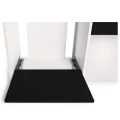 Szafka pod Akwarium Proste Elitte 160x60x90 Biały-Czarny