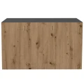 Szafka pod Akwarium Proste Elitte 160x60x90 Grafit-Dąb Artisan
