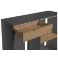 Szafka pod Akwarium Proste Elitte 160x60x90 Grafit-Dąb Artisan