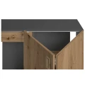 Szafka pod Akwarium Proste Elitte 160x60x90 Grafit-Dąb Artisan