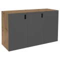 Szafka pod Akwarium Proste Elitte 160x60x90 Dąb Artisan-Grafit
