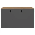 Szafka pod Akwarium Proste Elitte 160x60x90 Dąb Artisan-Grafit