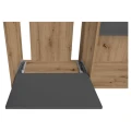 Szafka pod Akwarium Proste Elitte 160x60x90 Dąb Artisan-Grafit