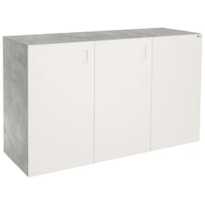 Szafka pod Akwarium Proste Elitte 160x60x90 Beton-Biały