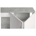 Szafka pod Akwarium Proste Elitte 160x60x90 Beton-Biały