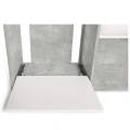 Szafka pod Akwarium Proste Elitte 160x60x90 Beton-Biały