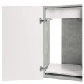Szafka pod Akwarium Proste Elitte 160x60x90 Beton-Biały