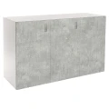 Szafka pod Akwarium Proste Elitte 160x60x90 Biały-Beton