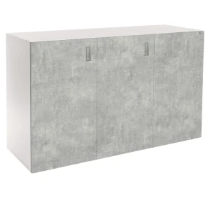 Szafka pod Akwarium Proste Elitte 160x60x90 Biały-Beton