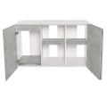 Szafka pod Akwarium Proste Elitte 160x60x90 Biały-Beton