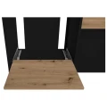 Szafka pod Akwarium Proste Elitte 200x60x90 Czarny-Dąb Artisan