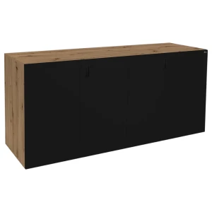 Szafka pod Akwarium Proste Elitte 200x60x90 Dąb Artisan-Czarny
