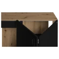 Szafka pod Akwarium Proste Elitte 200x60x90 Dąb Artisan-Czarny
