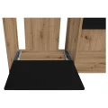 Szafka pod Akwarium Proste Elitte 200x60x90 Dąb Artisan-Czarny