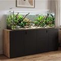 Szafka pod Akwarium Proste Elitte 200x60x90 Dąb Artisan-Czarny