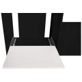 Szafka pod Akwarium Proste Elitte 200x60x90 Czarny-Biały