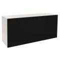 Szafka pod Akwarium Proste Elitte 200x60x90 Biały-Czarny