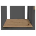 Szafka pod Akwarium Proste Elitte 200x60x90 Grafit-Dąb Artisan